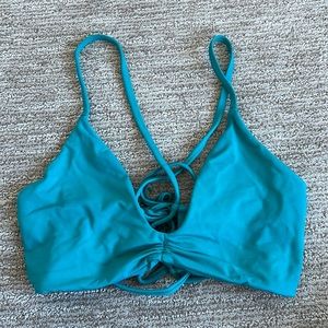 Midori bikini top. Cups not included. Tie detail in back